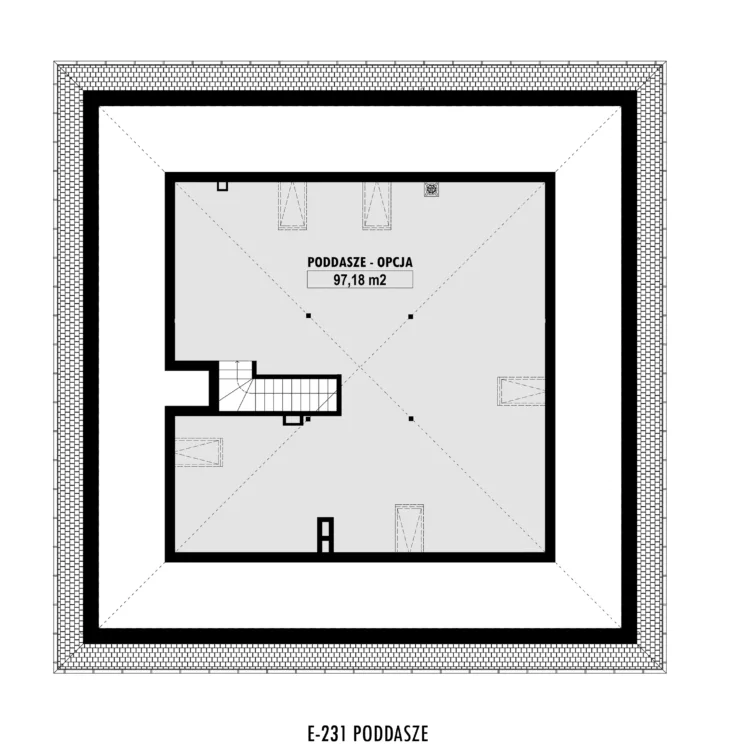 Poddasze - opcja